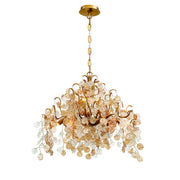 Campobasso 11-Light 33" Chandelier, Gold Finish - Bees Lighting