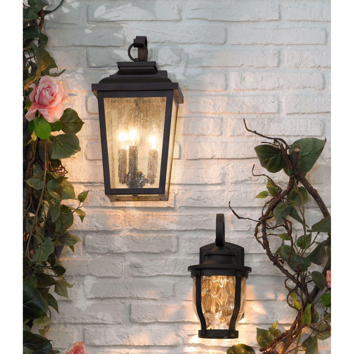 Irvington Manor 17 in. 3 Lights Outdoor Wall Lantern Bronze Finish - Bees Lighting