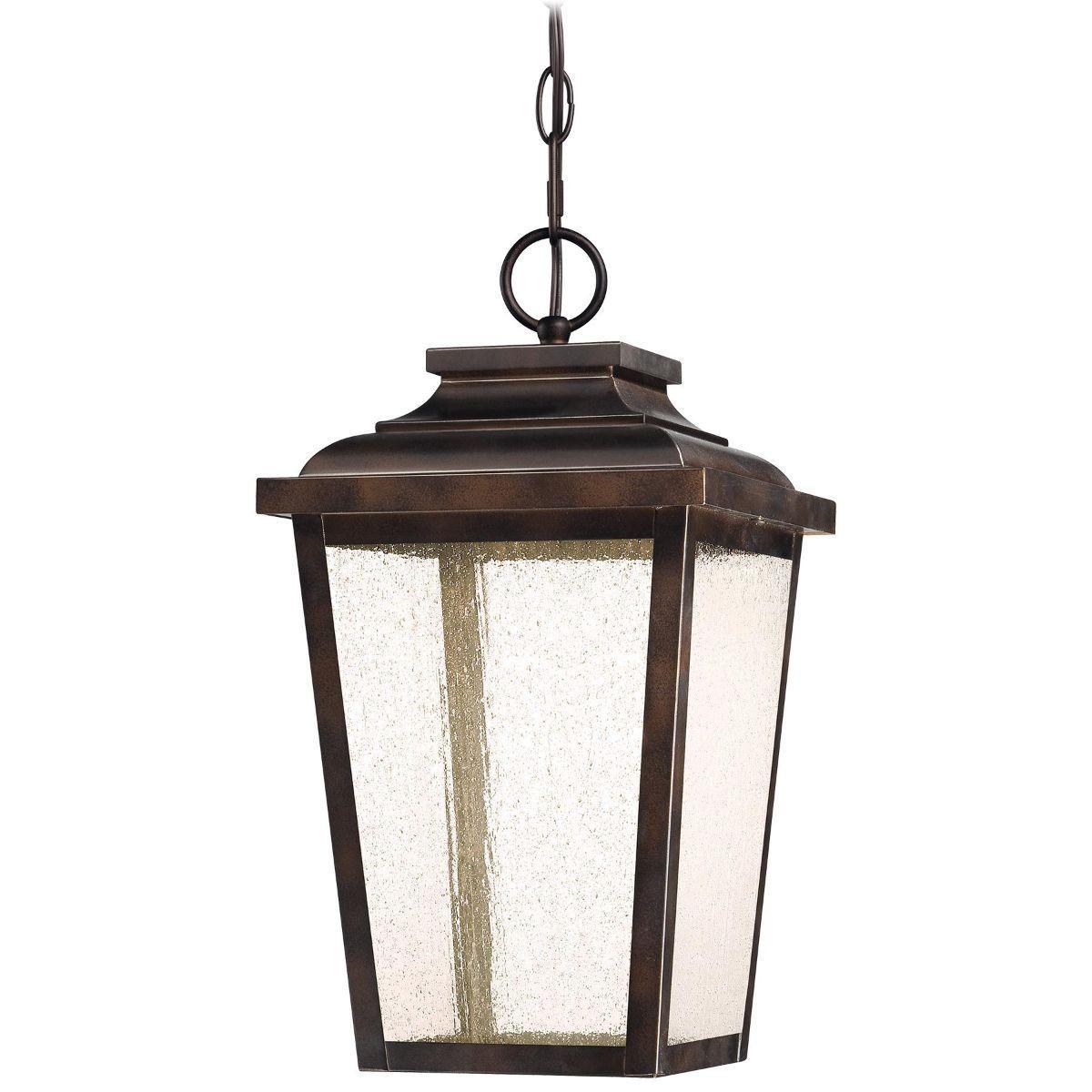 Irvington Manor 9 in. LED Outdoor Hanging Lantern Bronze finish - Bees Lighting