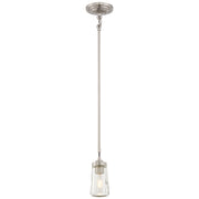 Poleis 4" Mini Pendant, Brushed Nickel Finish - Bees Lighting
