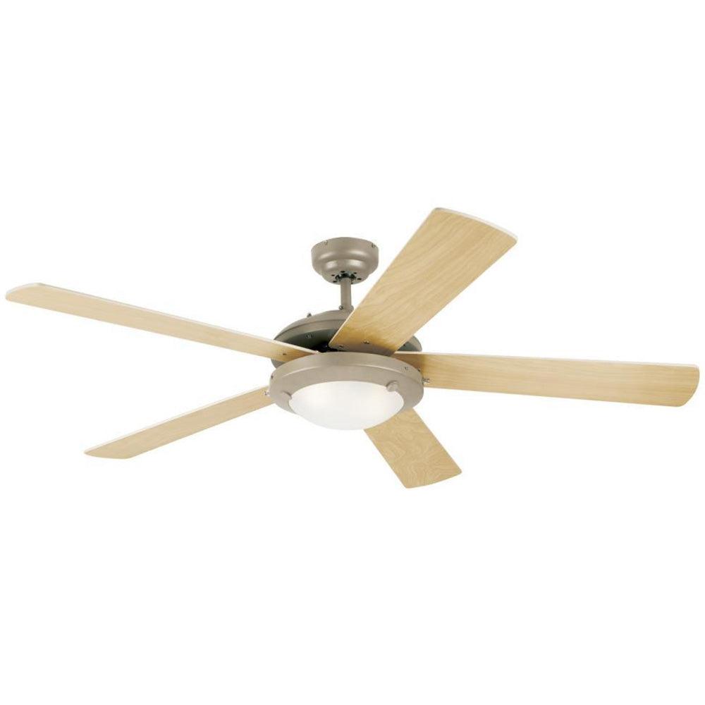 Comet 52 Inch Modern Ceiling Fan With Light - Bees Lighting
