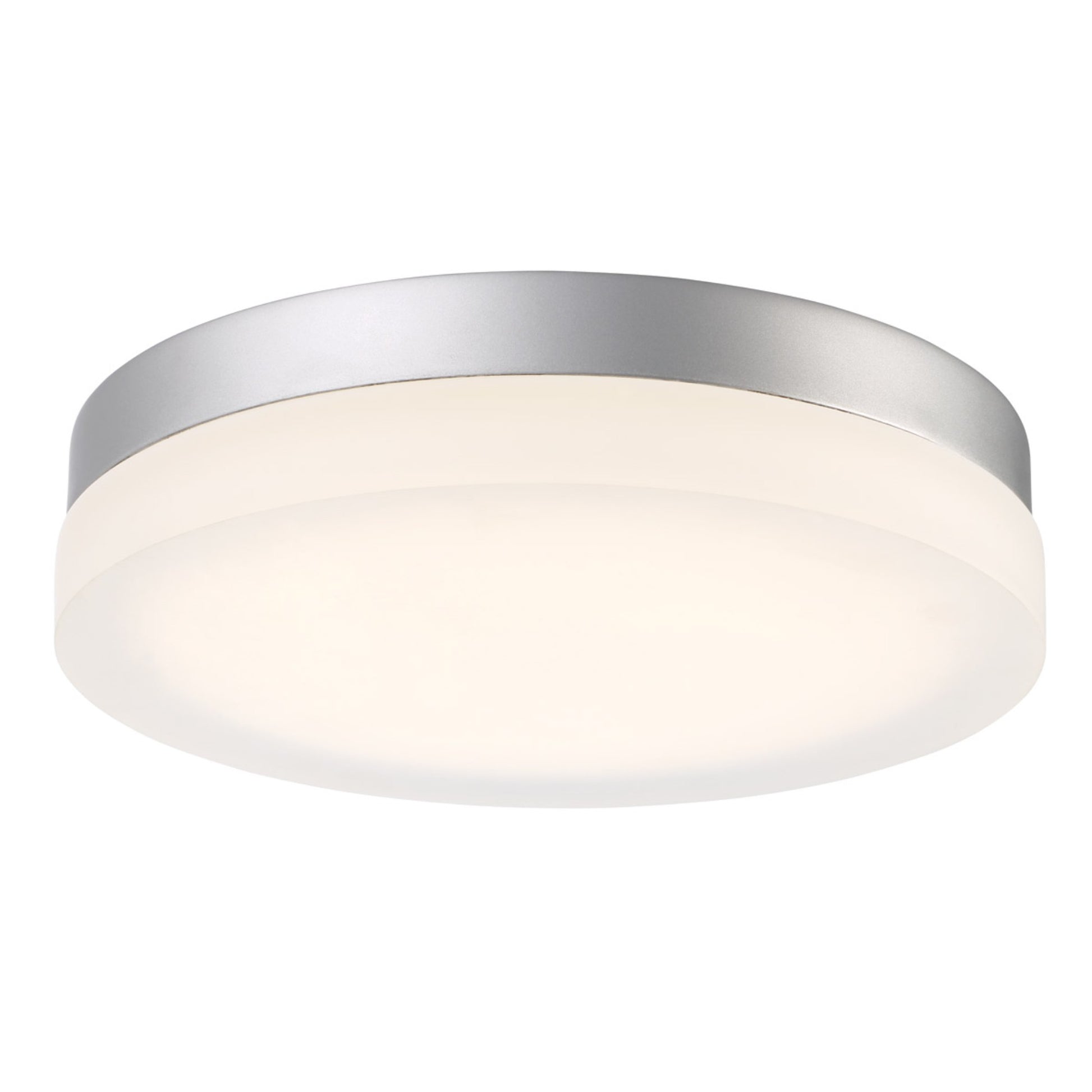 Circa 15" LED Flush Mount, Titanium Finish - Bees Lighting