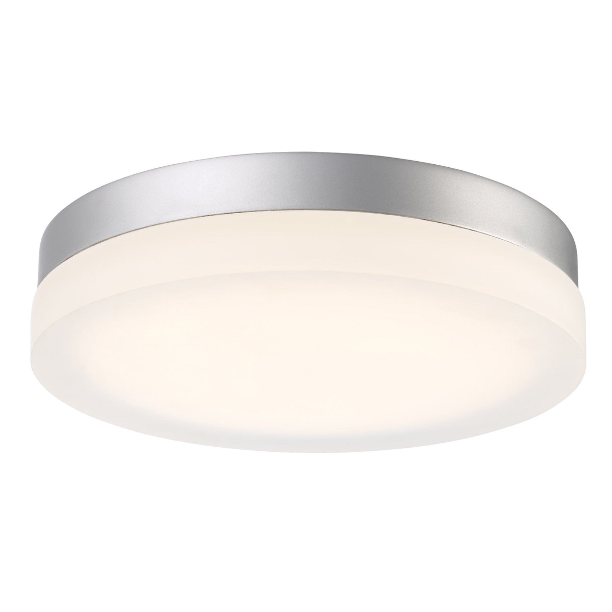 Circa 15" LED Flush Mount, Titanium Finish - Bees Lighting
