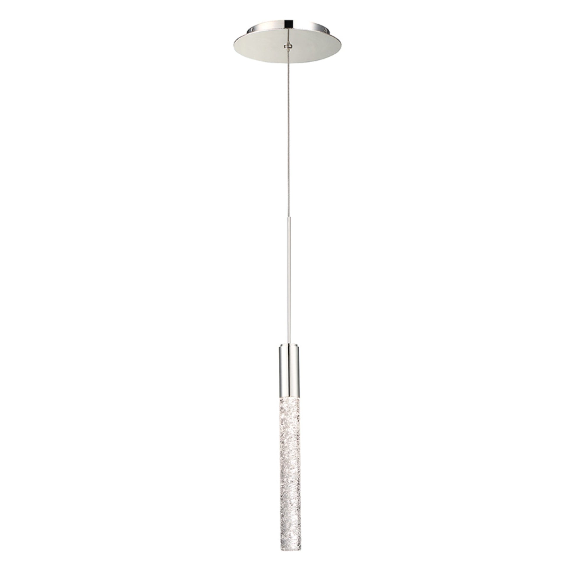 Magic 12" LED Mini Pendant, Polished Nickel Finish - Bees Lighting