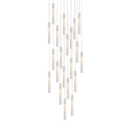 Magic 26" 21-Light LED Pendant, Polished Nickel Finish - Bees Lighting