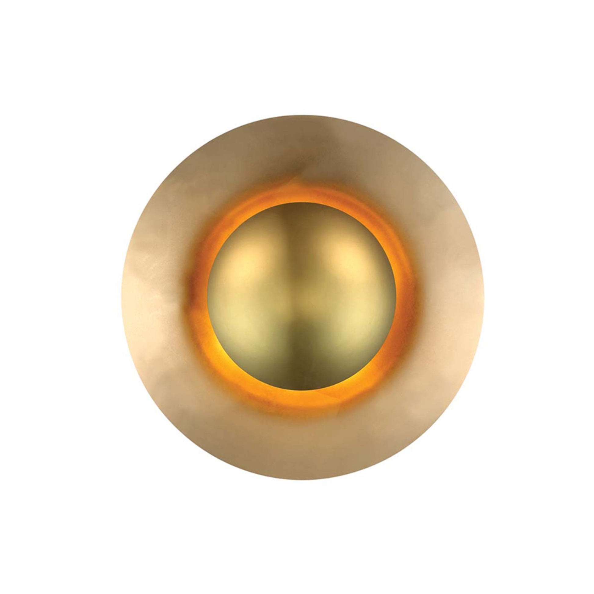 Blaze 12" LED Wall Sconce, Gold Leaf Finish - Bees Lighting
