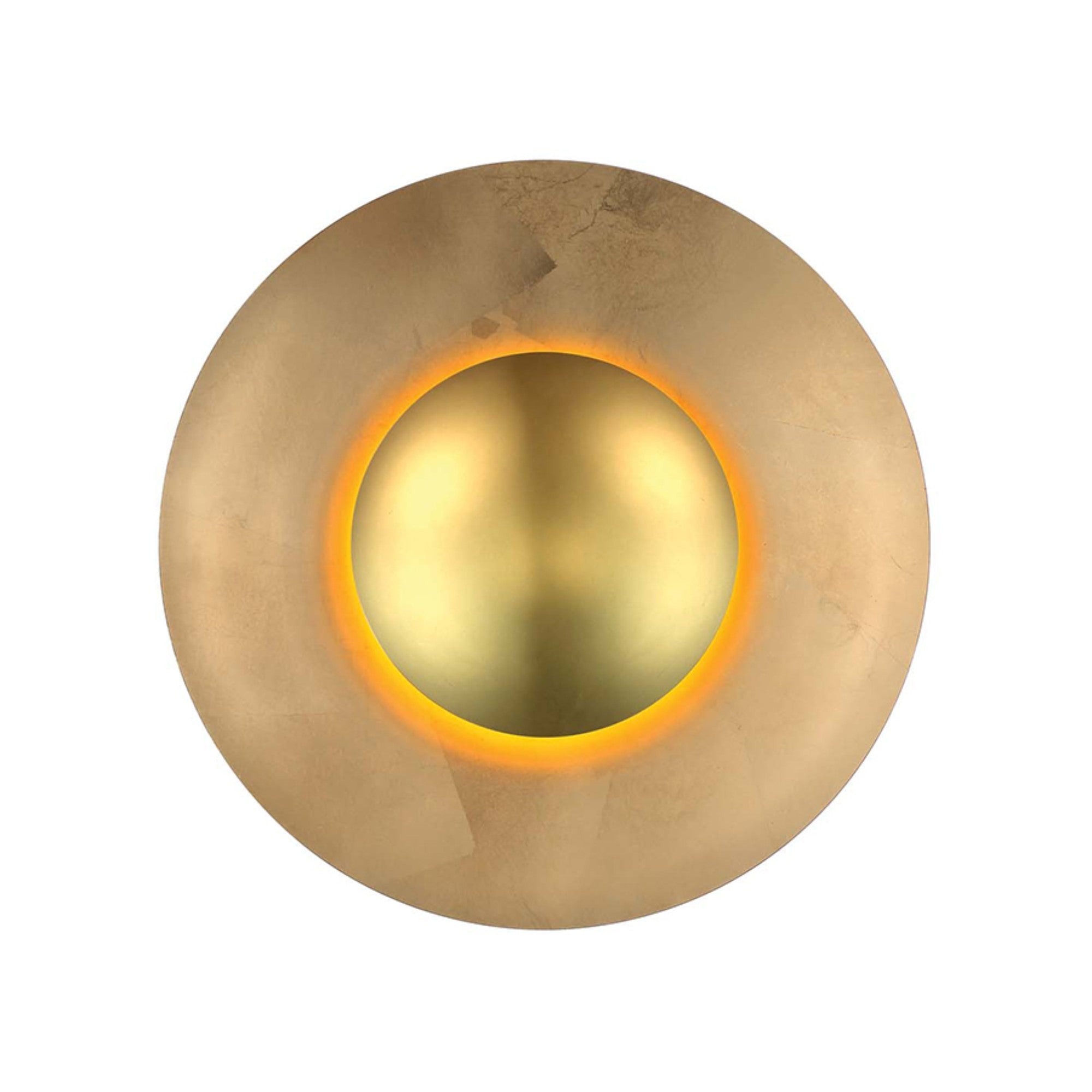 Blaze 18" LED Wall Sconce, Gold Leaf Finish - Bees Lighting