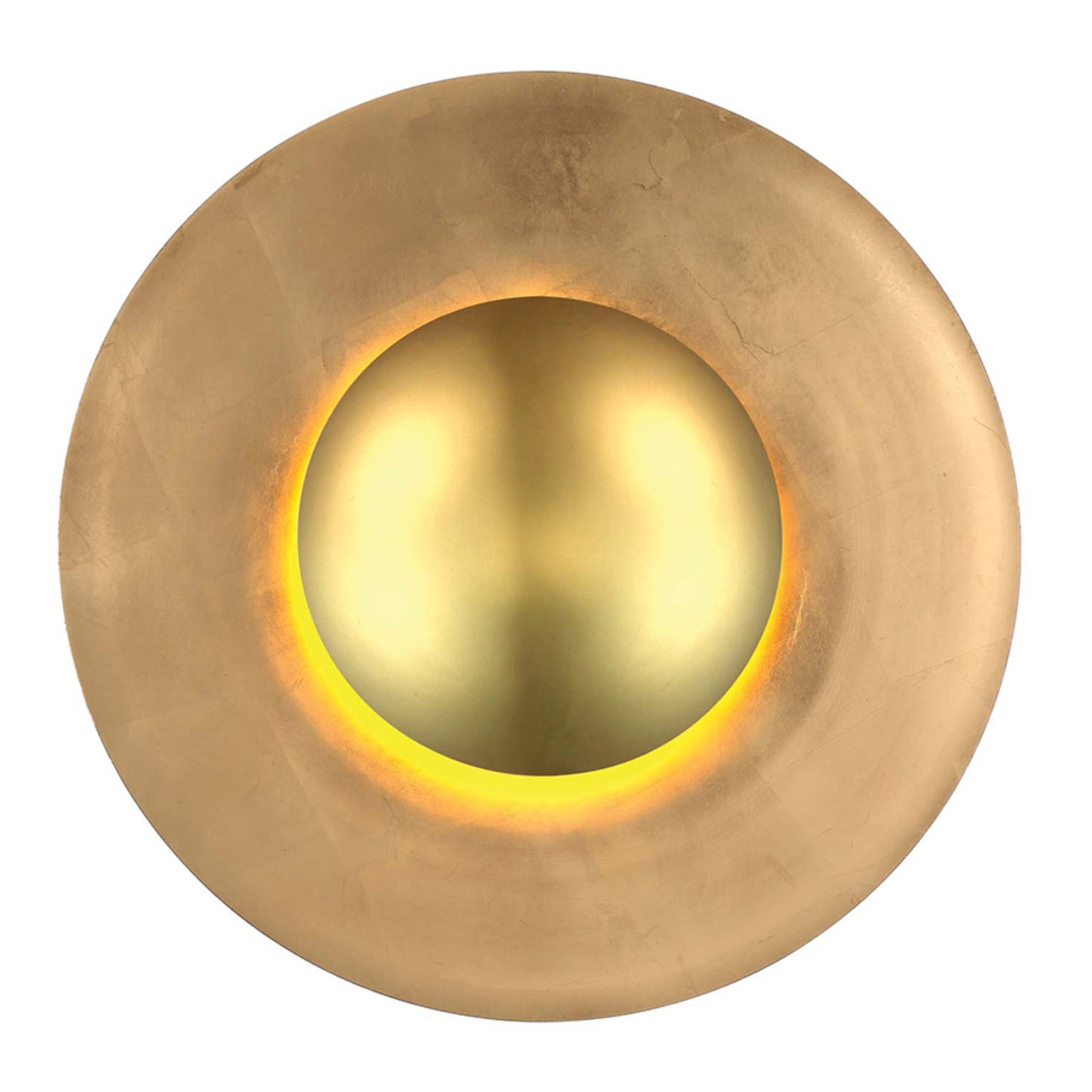 Blaze 24" LED Wall Sconce, Gold Leaf Finish - Bees Lighting