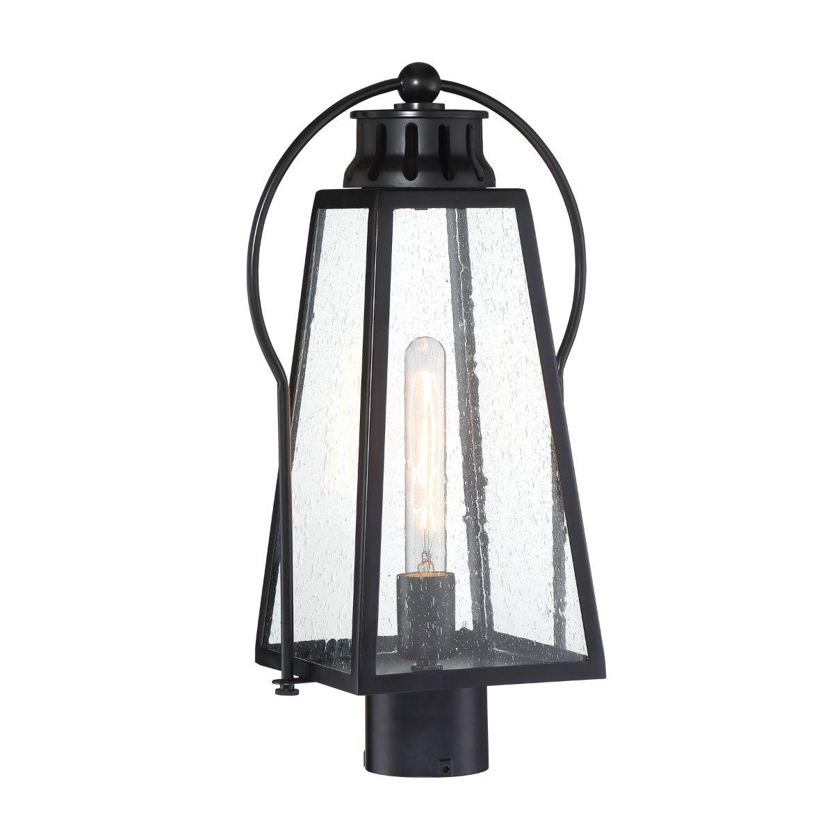 Halder Bridge 19 in. Lantern Head Black finish