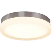 Slice 9" LED Flush Mount, 3CCT, Brushed Nickel Finish - Bees Lighting