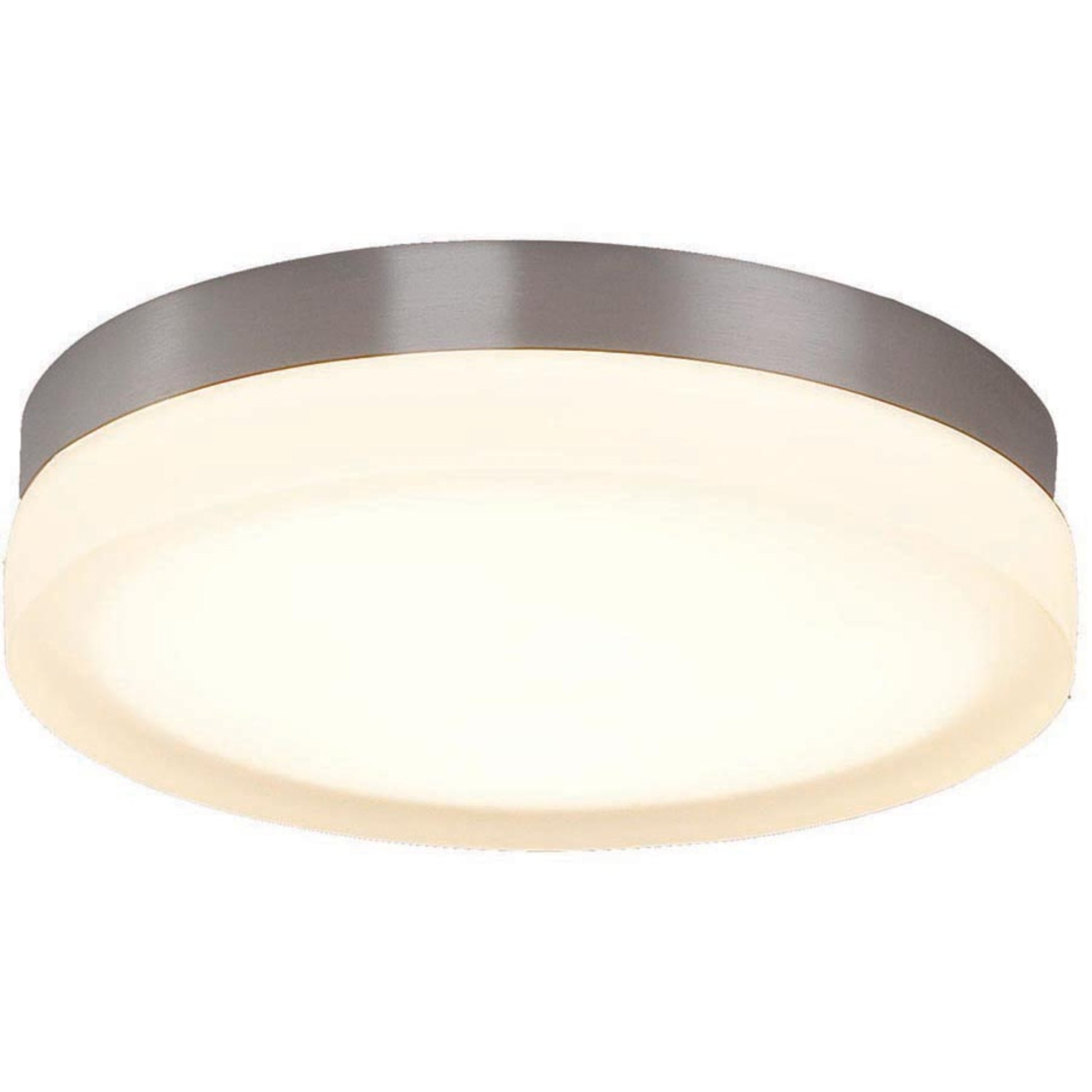 Slice 9" LED Flush Mount, 3CCT, Brushed Nickel Finish - Bees Lighting