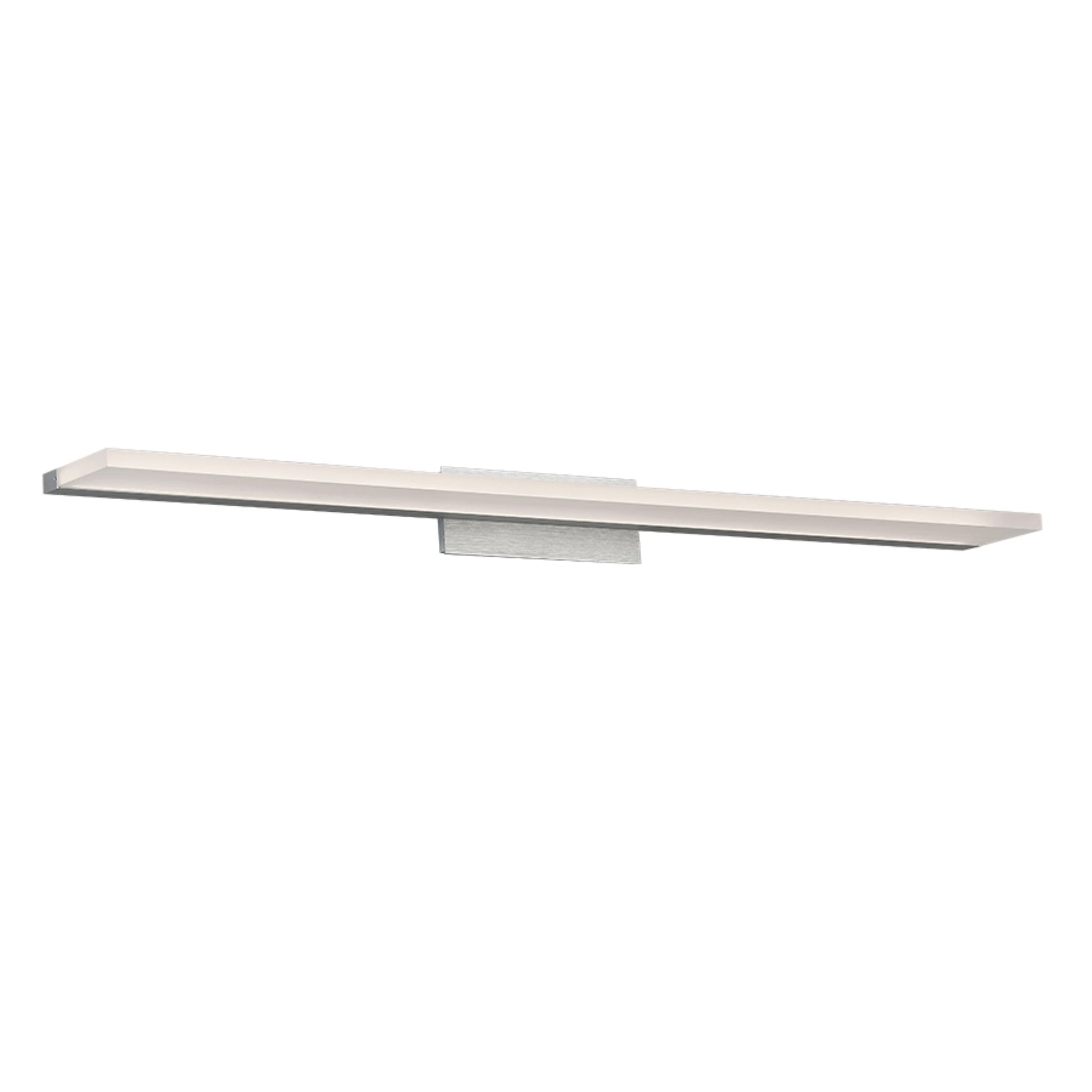 Level 37" LED Bathroom Vanity, Brushed Aluminum Finish - Bees Lighting