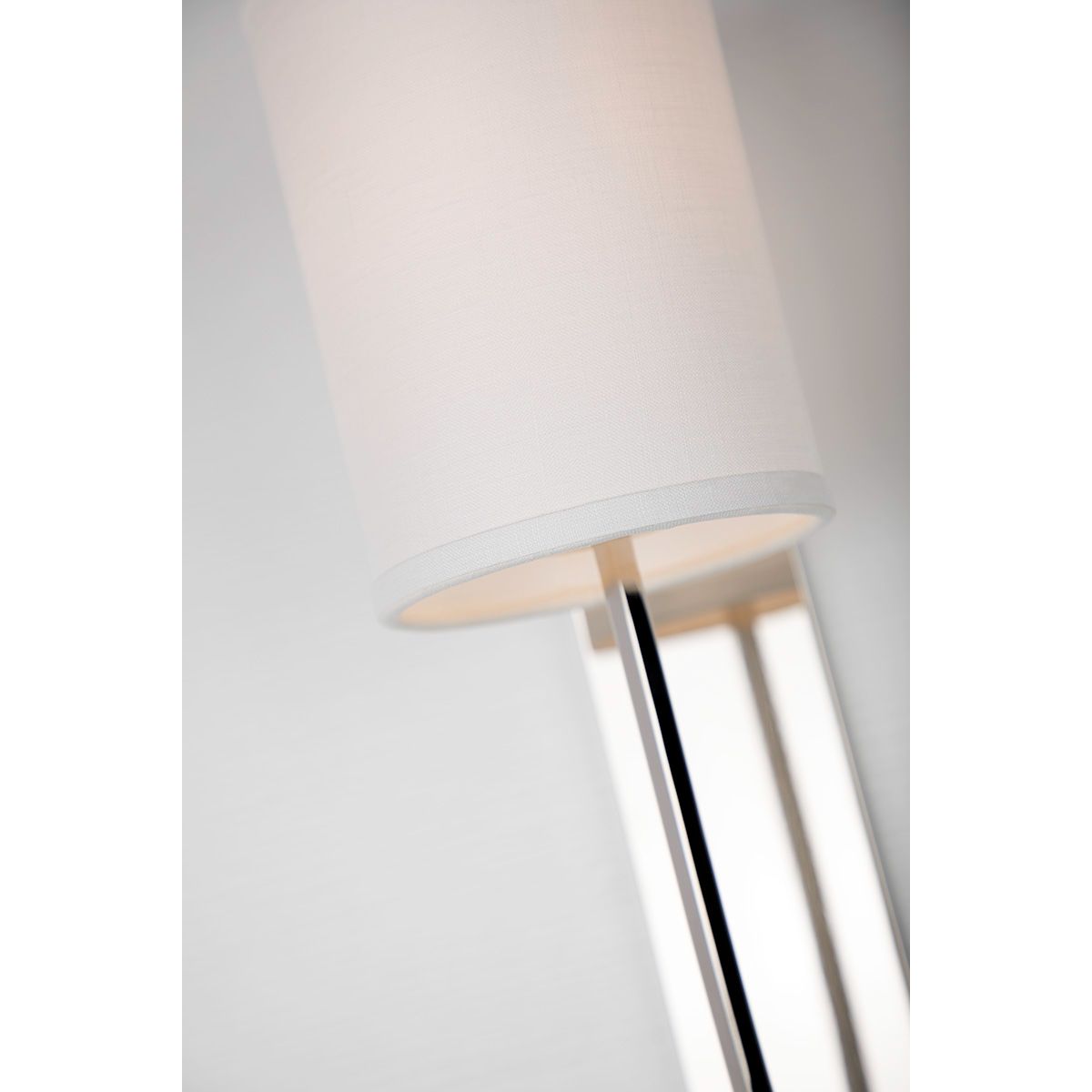 Colton 17 in. Armed Sconce Polished Nickel finish - Bees Lighting