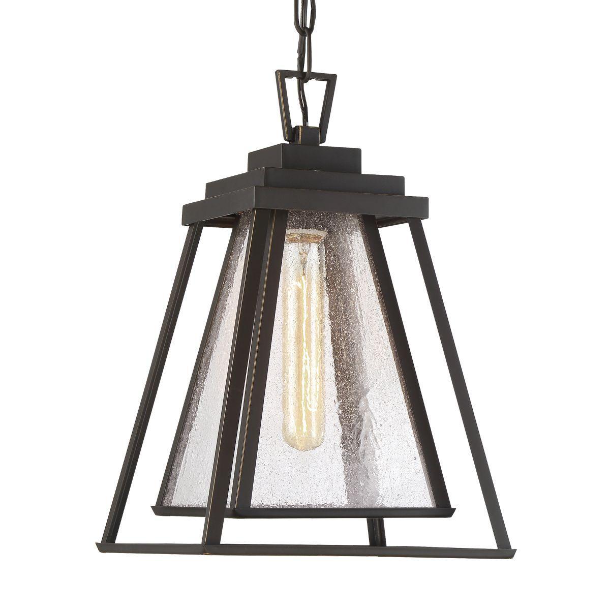 Sleepy Hollow 9 in. Outdoor Hanging Lantern Bronze finish - Bees Lighting