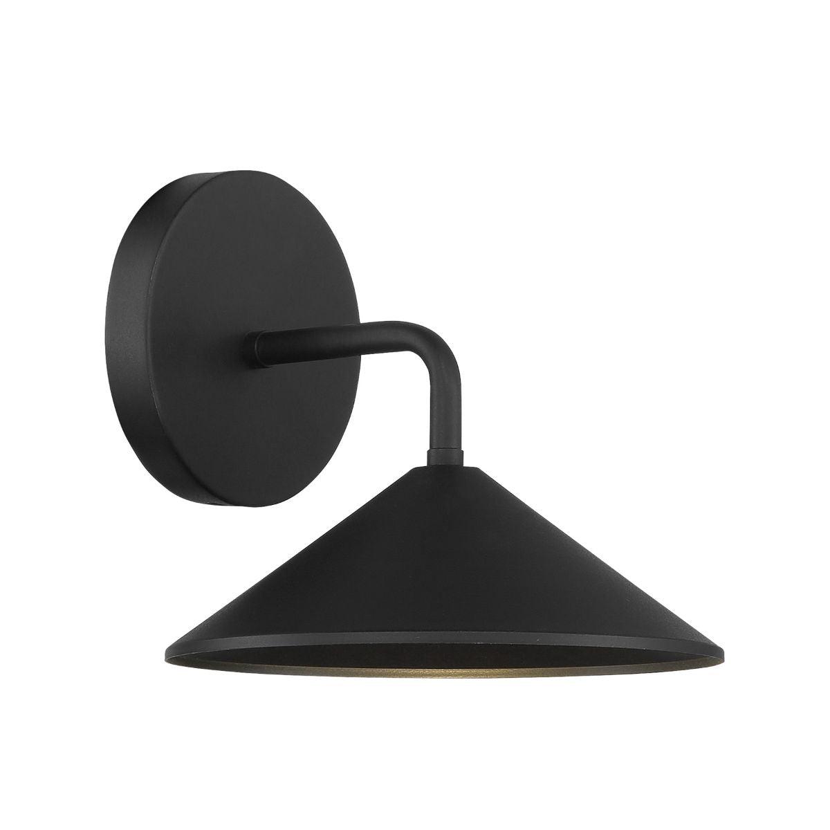 City Streets 8 in. LED Outdoor Barn Light Black Finish