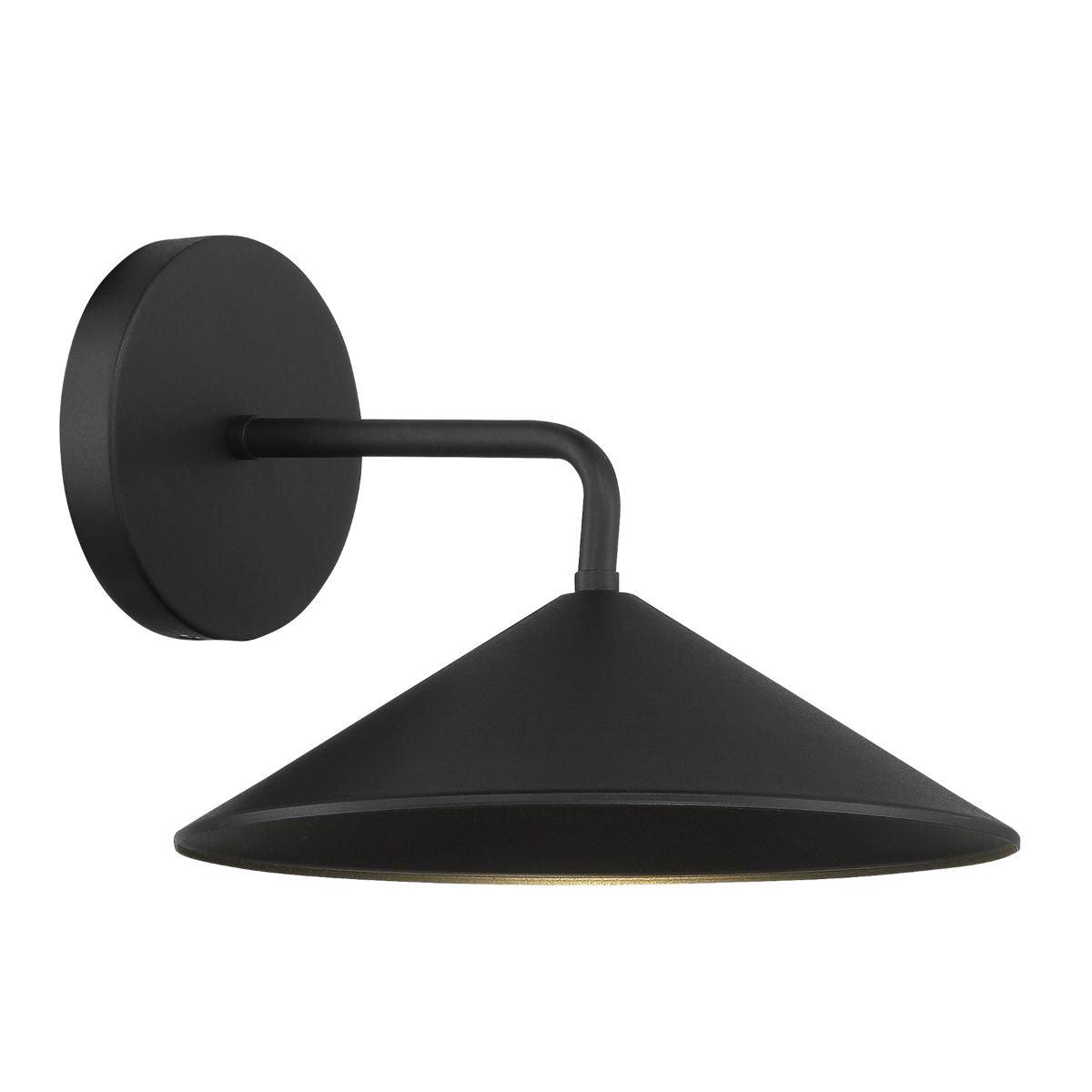 City Streets 10 in. LED Outdoor Barn Light Black Finish