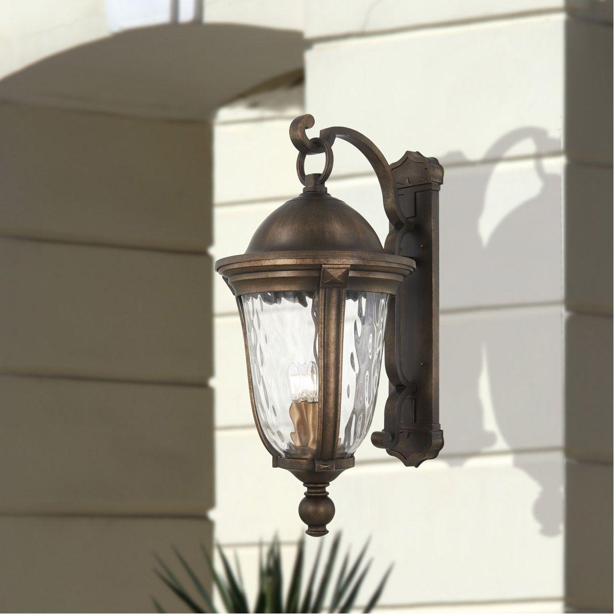 Havenwood 31 in. 5 Lights Outdoor Wall Lantern Bronze & Silver Finish - Bees Lighting