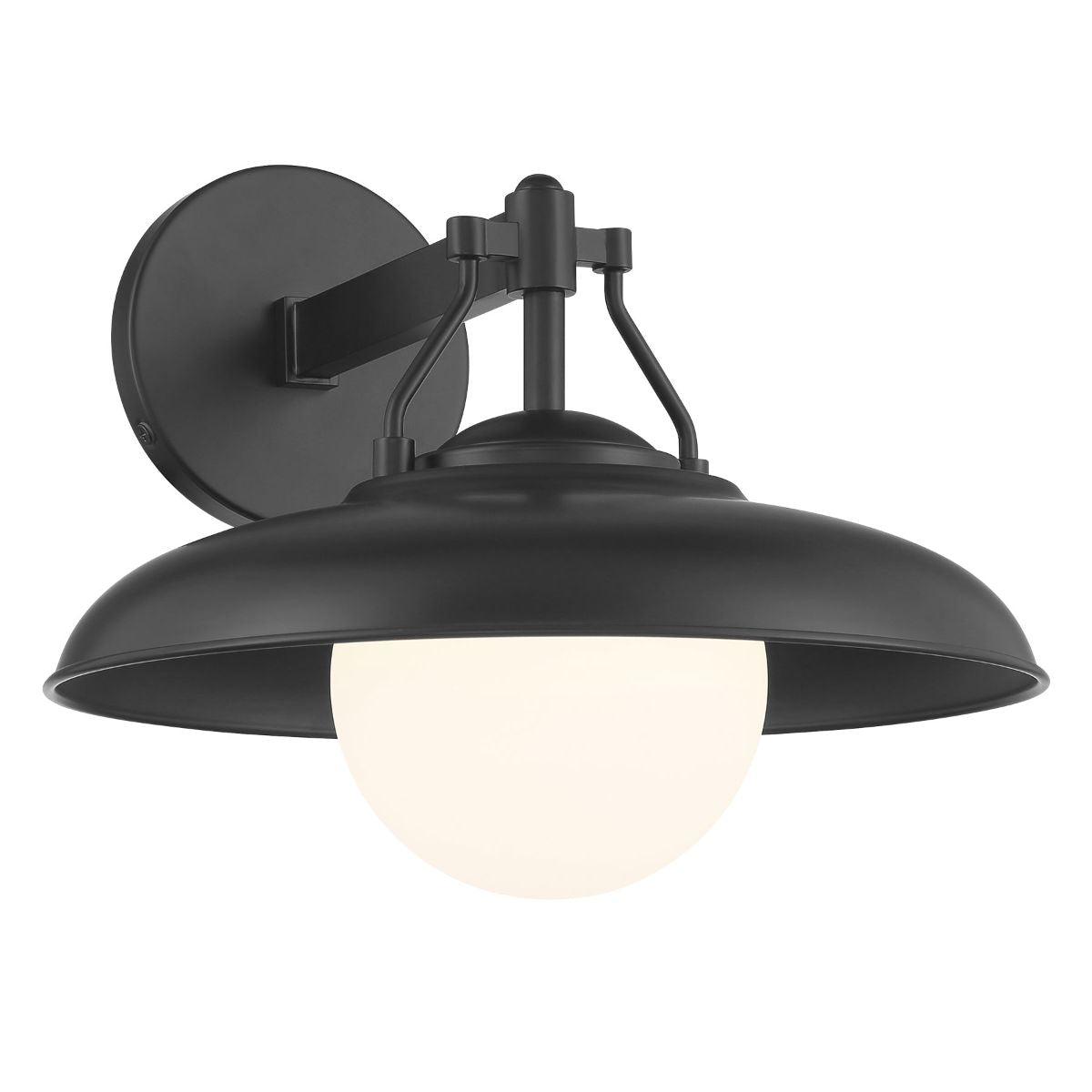 Cameo Shores 12 In. Outdoor Barn Light Black Finish