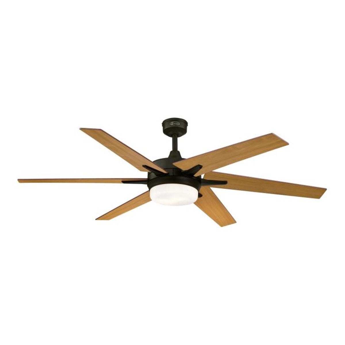 Cayuga 60 Inch Windmill Smart Ceiling Fan With Light And Remote, 6 Blades