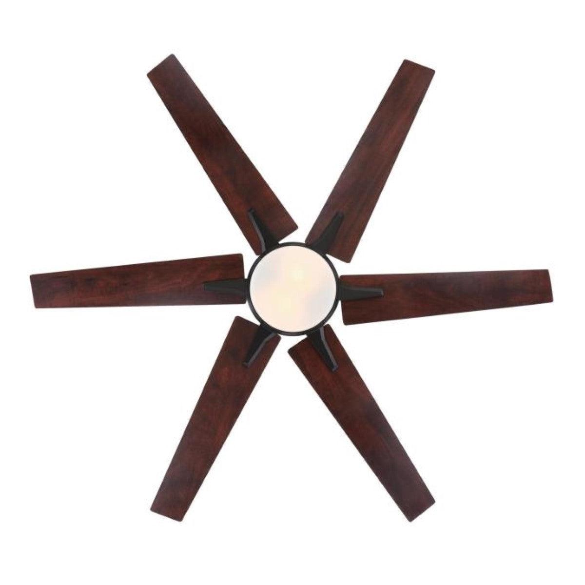 Cayuga 60 Inch Windmill Smart Ceiling Fan With Light And Remote, 6 Blades
