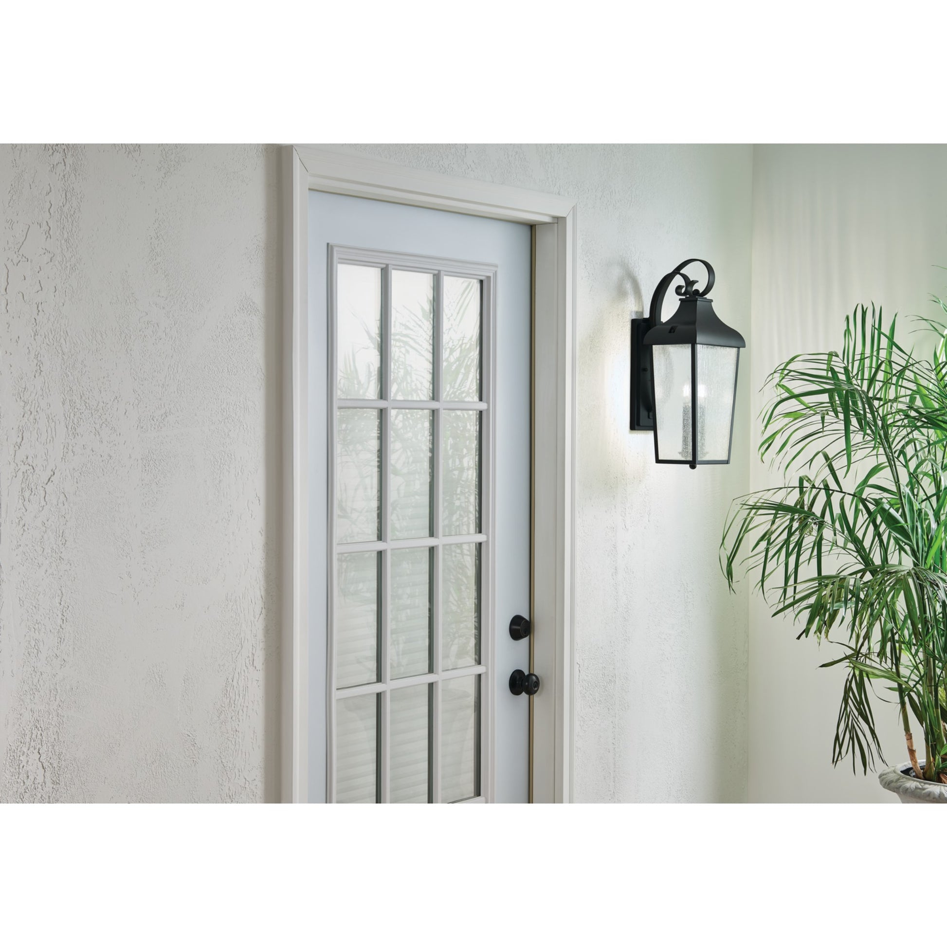 Forestdale 22" 2-Light Outdoor Wall Light, Olde Bronze Finish - Bees Lighting