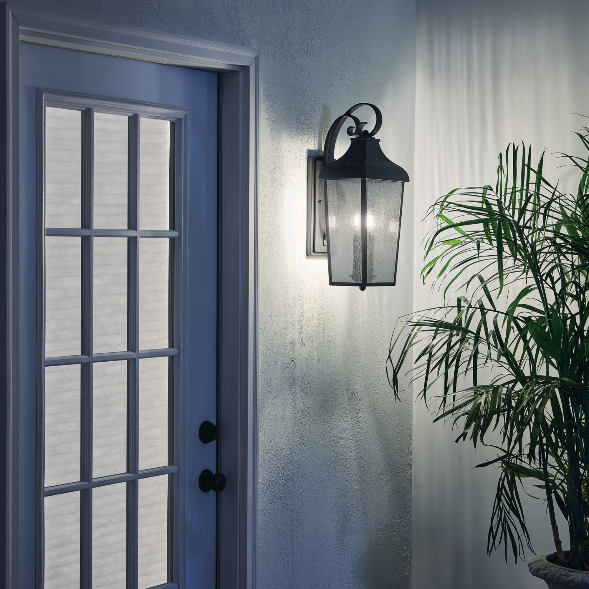 Forestdale 22" 2-Light Outdoor Wall Light, Olde Bronze Finish - Bees Lighting