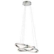 Opus 25" LED Chandelier, Chrome Finish - Bees Lighting