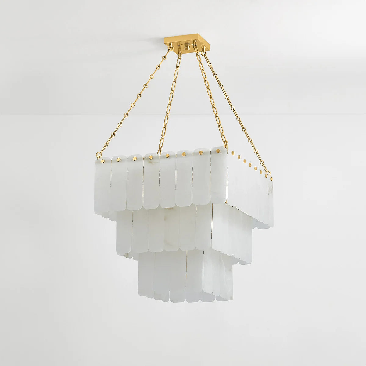 Moissanite 26" 33 Lights Chandelier Aged Brass Finish - Bees Lighting