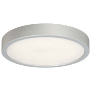 George Kovacs 10" LED Flush Mount, Silver Finish - Bees Lighting