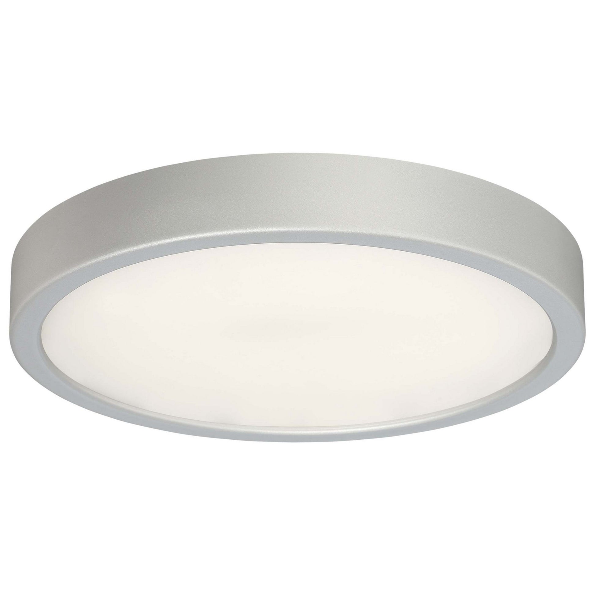 George Kovacs 10" LED Flush Mount, Silver Finish - Bees Lighting