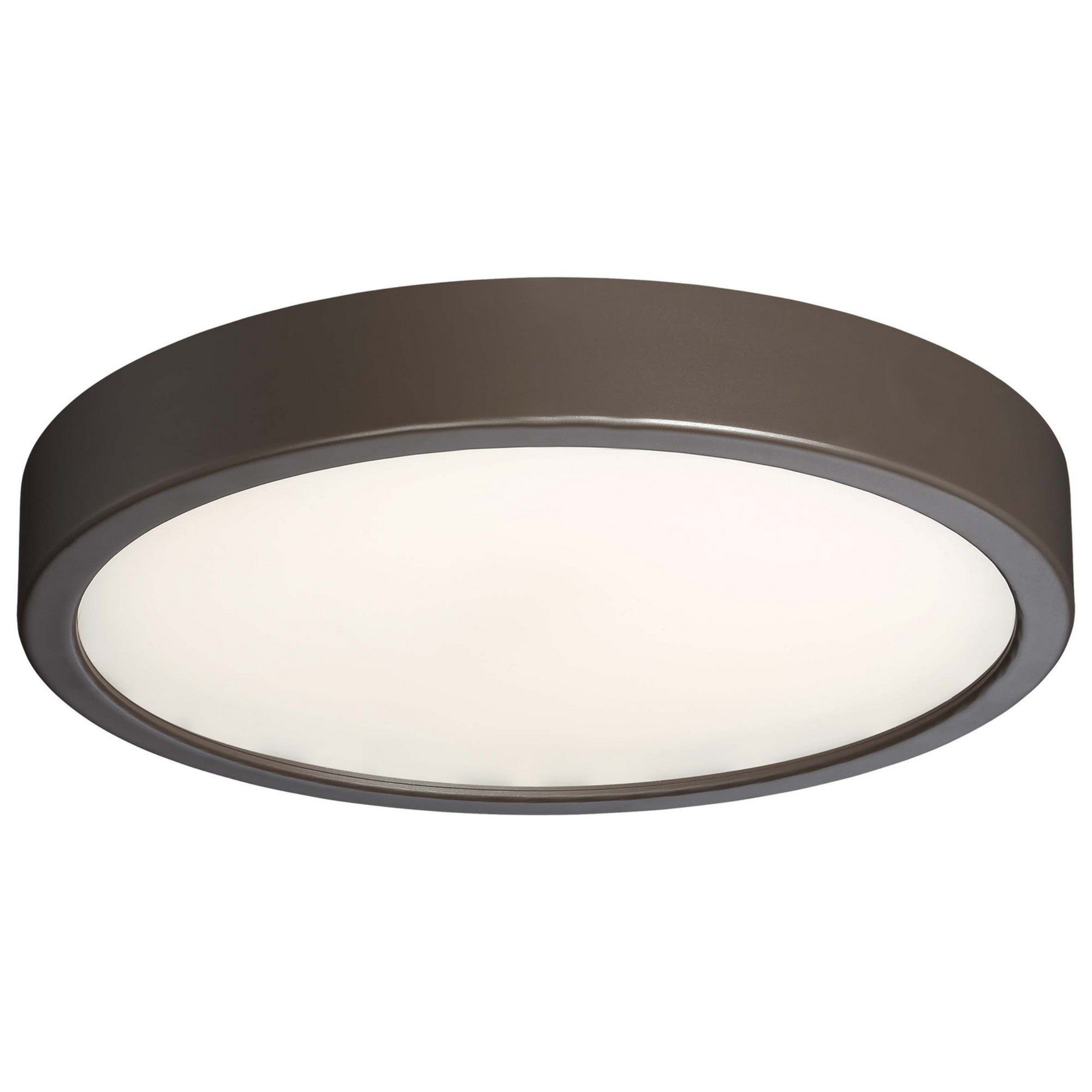 George Kovacs 10" LED Flush Mount, Painted Copper Bronze Patina Finish - Bees Lighting