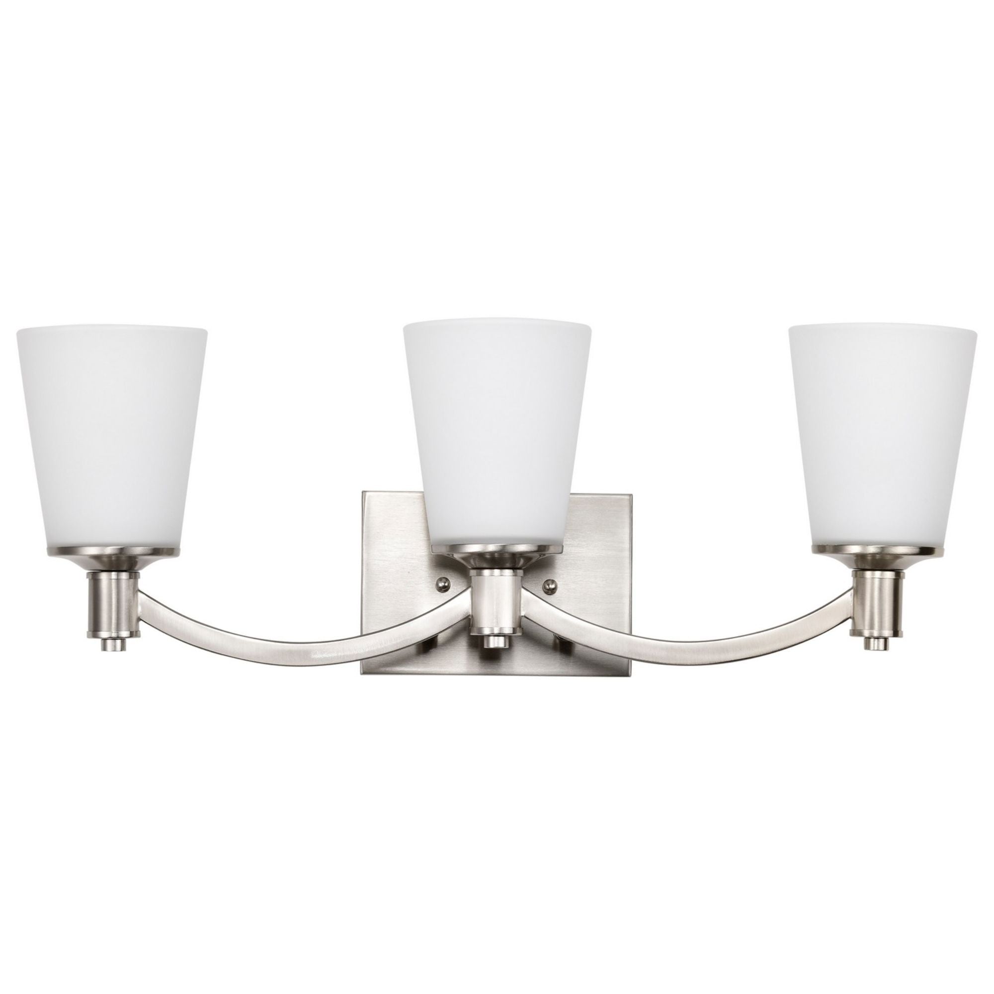 Laguna 24" 3 Lights Vanity Light, Nickel Finish - Bees Lighting