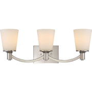 Laguna Vanity Light, White Glass - Bees Lighting