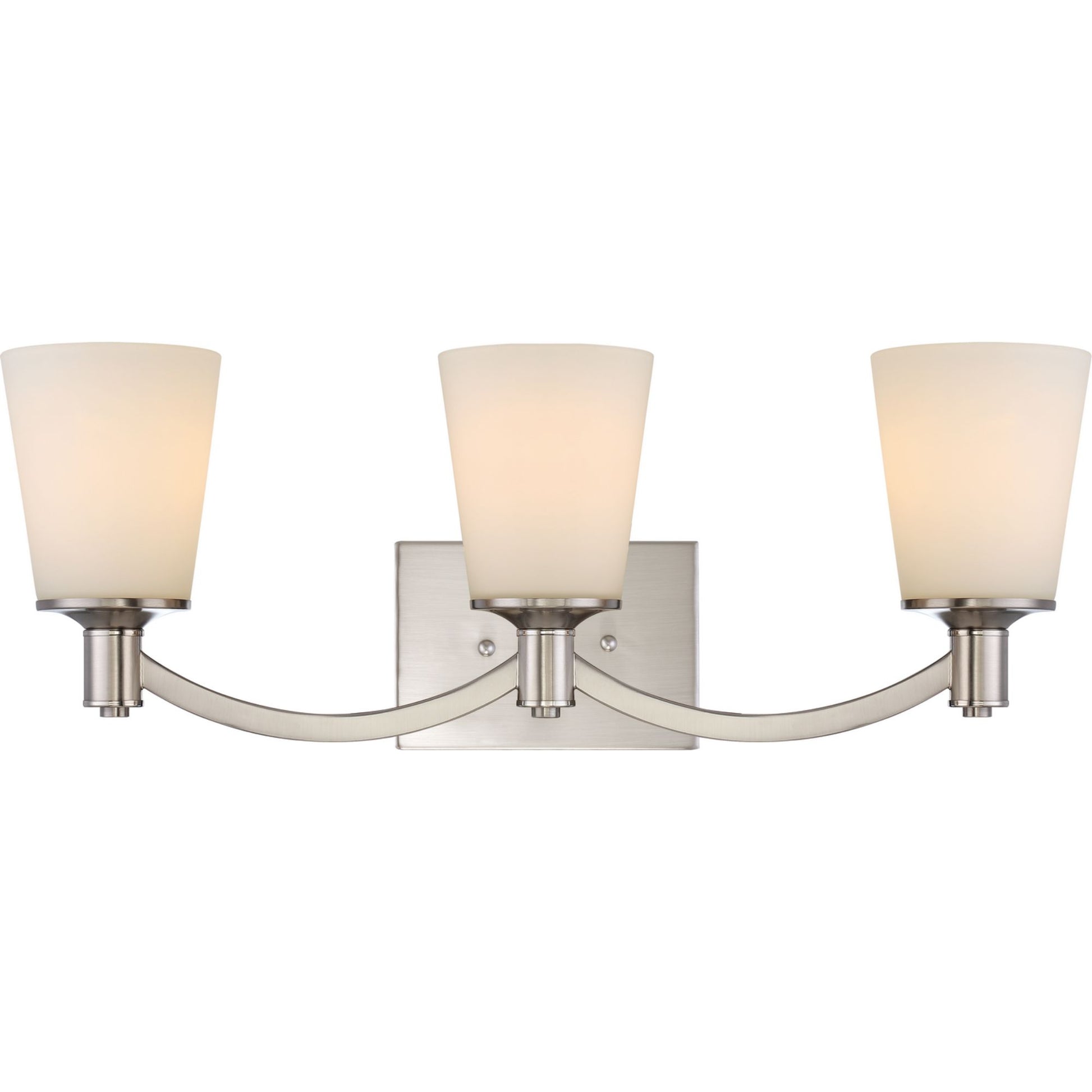 Laguna Vanity Light, White Glass - Bees Lighting