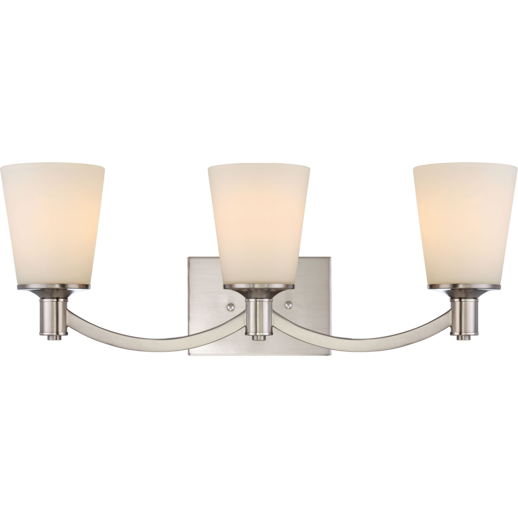 Laguna Vanity Light, White Glass - Bees Lighting