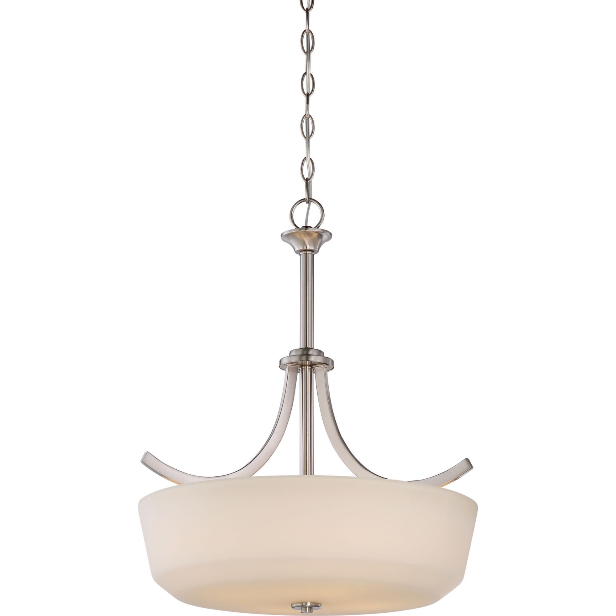 Laguna 20" 4 Lights Pendant, Nickel Finish - Bees Lighting