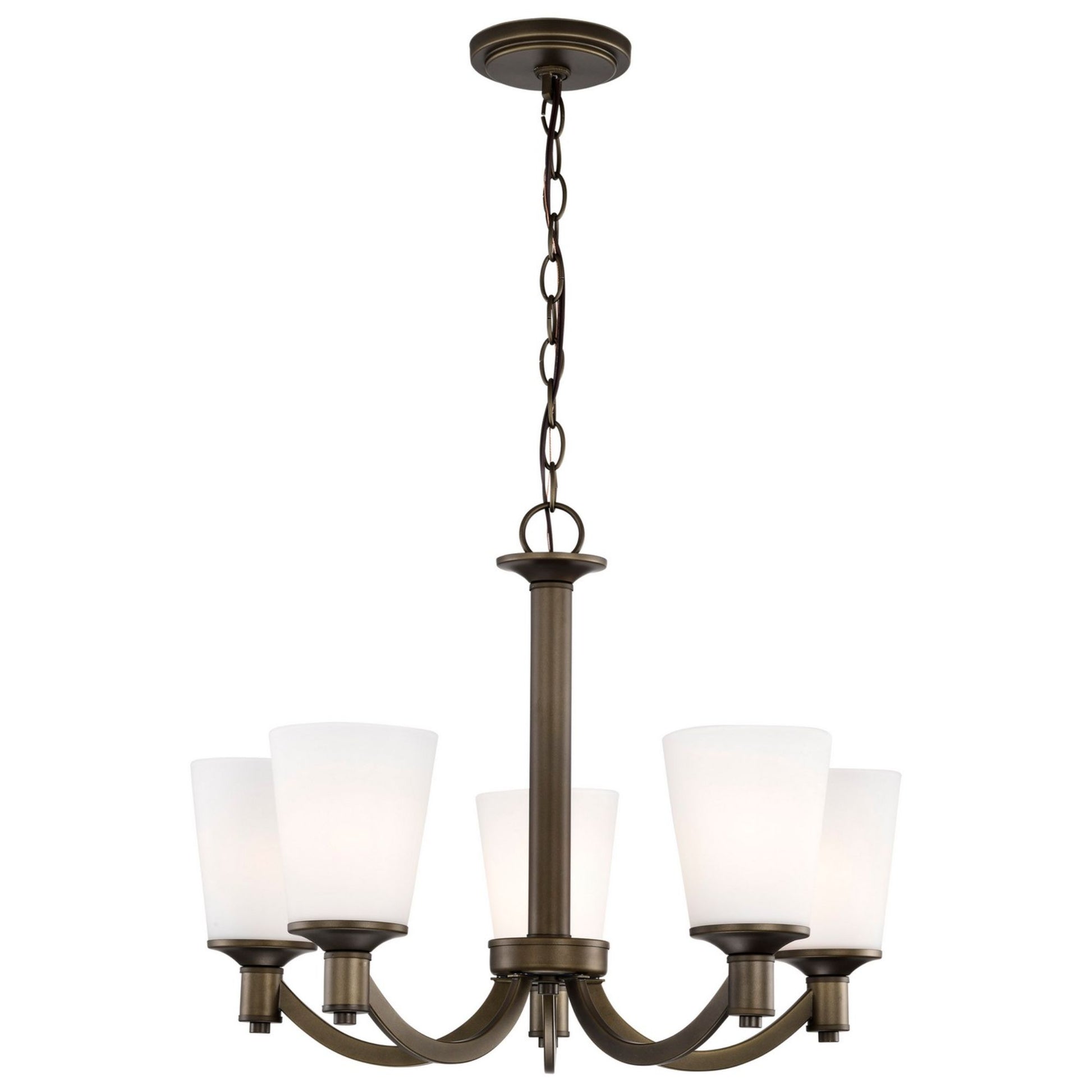 Laguna 23" 5 Lights Chandelier, Bronze Finish - Bees Lighting