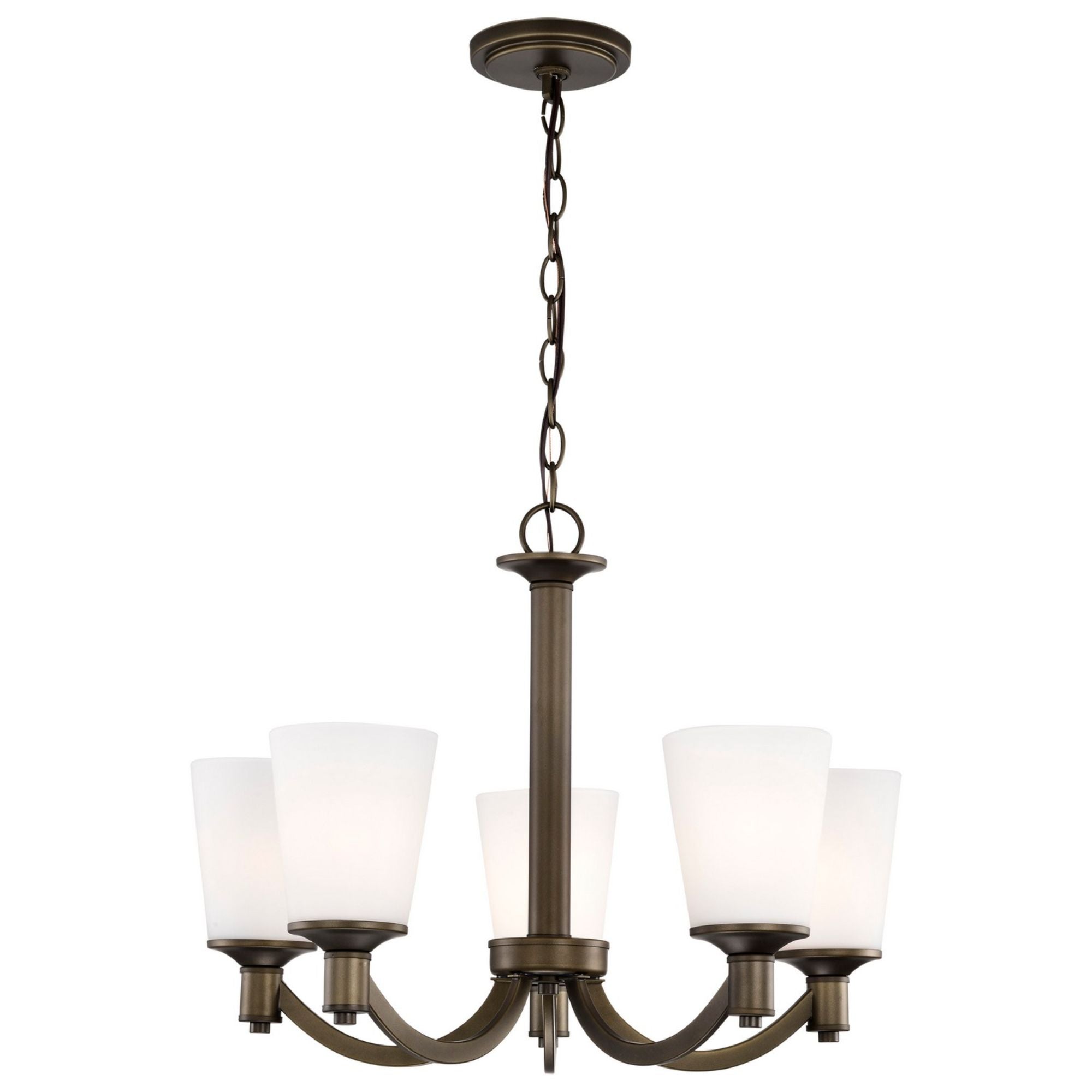 Laguna 23" 5 Lights Chandelier, Bronze Finish - Bees Lighting
