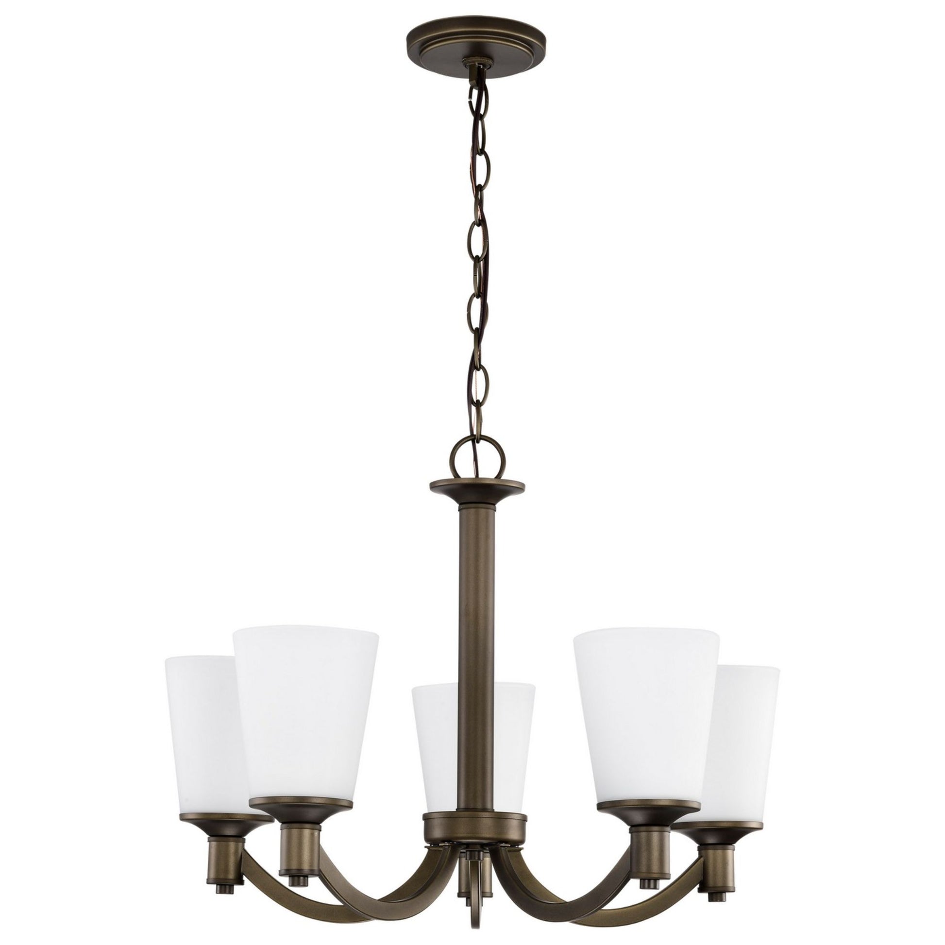 Laguna 23" 5 Lights Chandelier, Bronze Finish - Bees Lighting