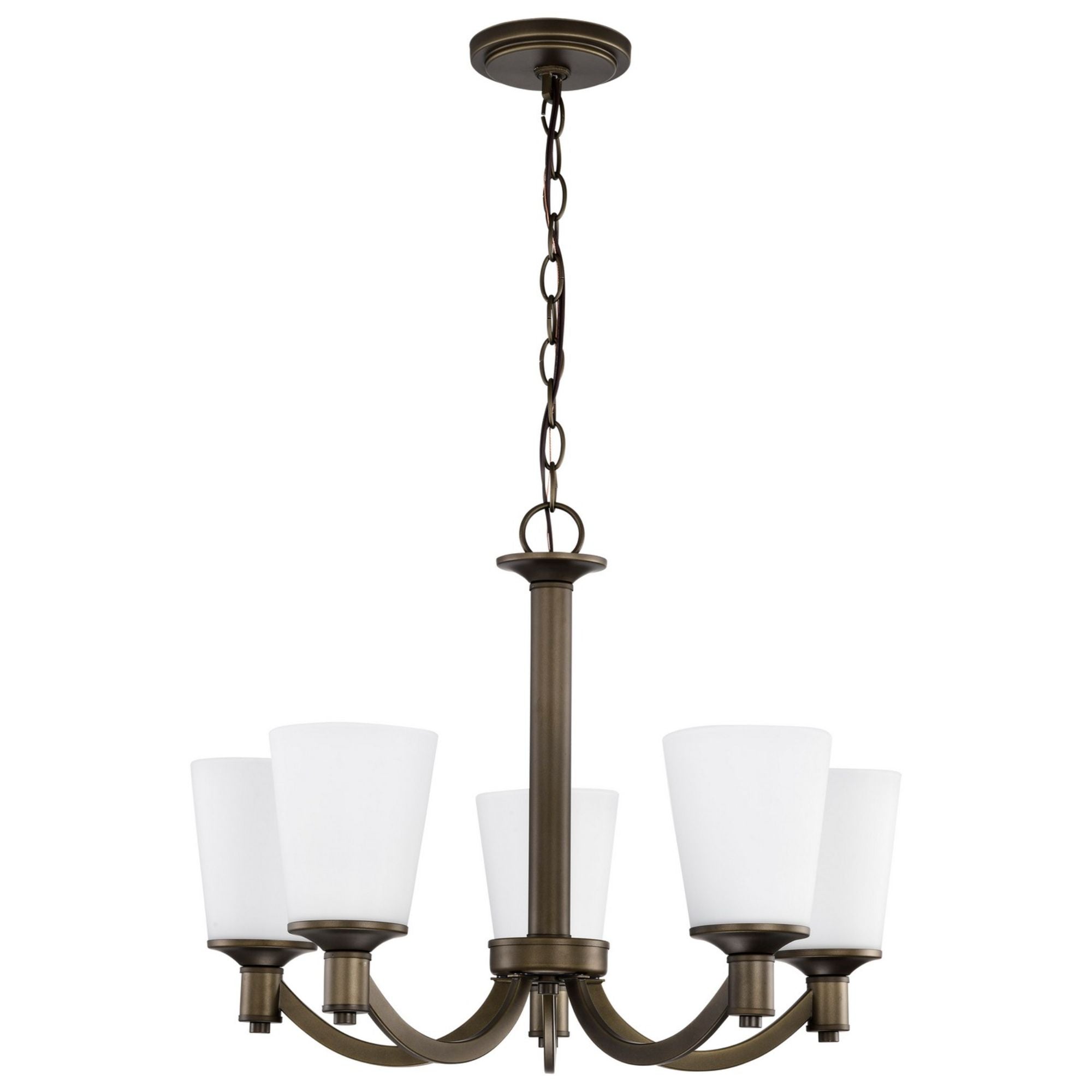Laguna 23" 5 Lights Chandelier, Bronze Finish - Bees Lighting