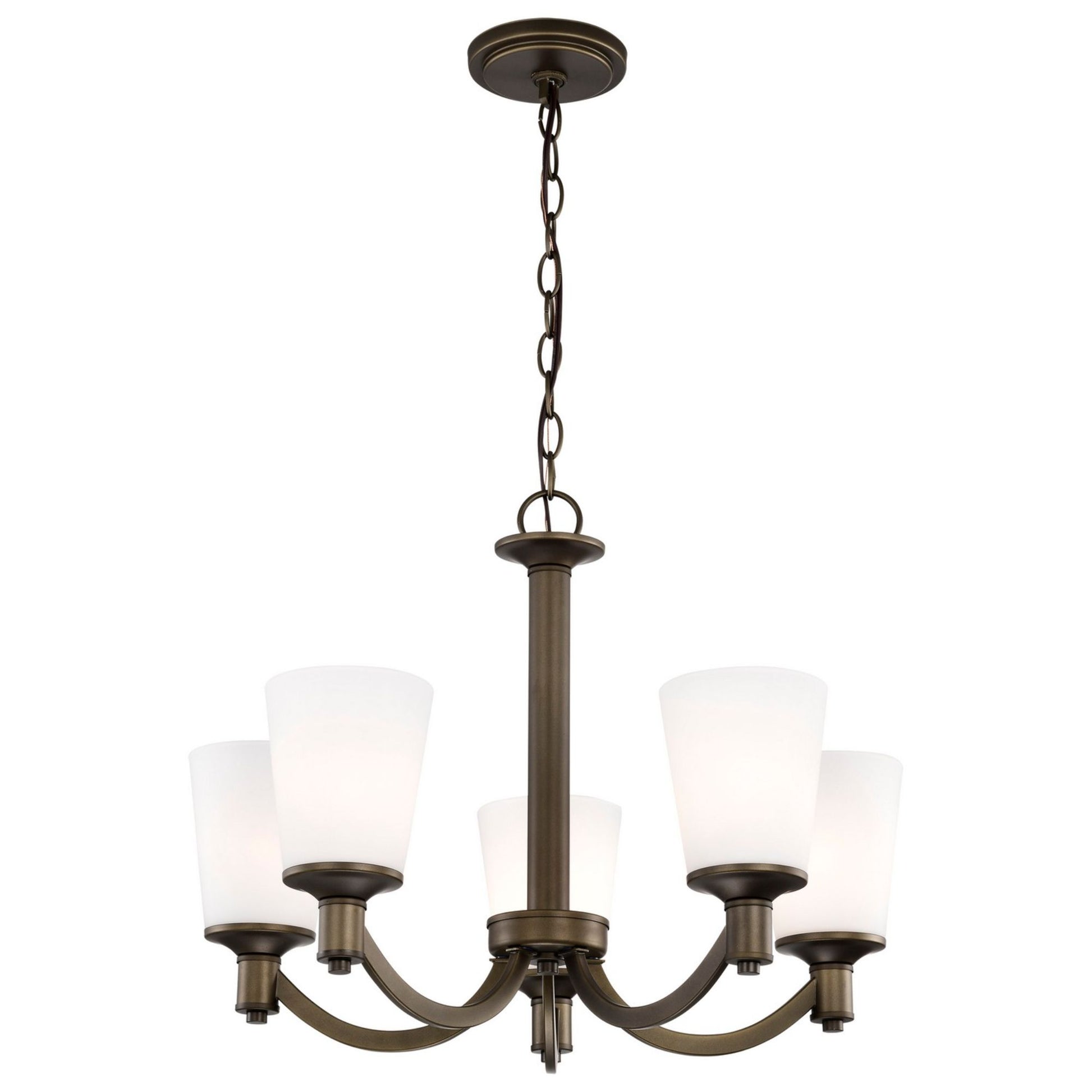 Laguna 23" 5 Lights Chandelier, Bronze Finish - Bees Lighting