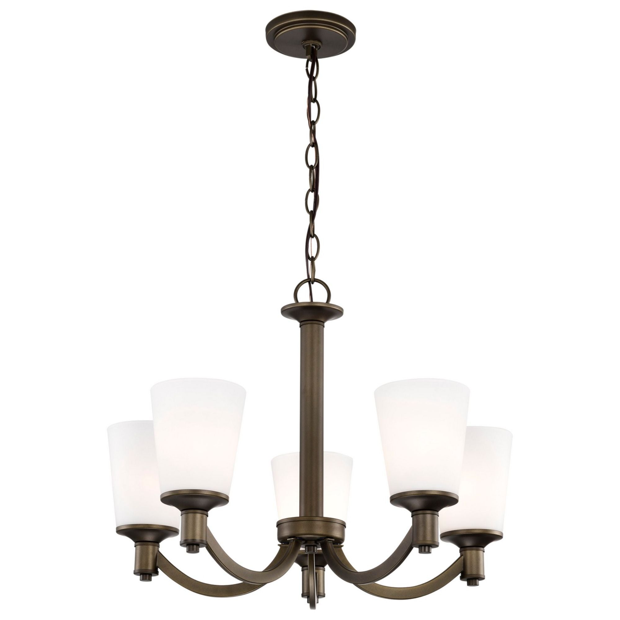 Laguna 23" 5 Lights Chandelier, Bronze Finish - Bees Lighting