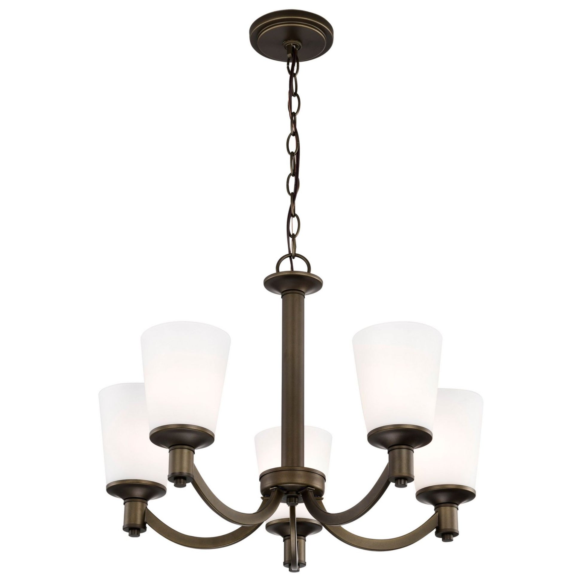 Laguna 23" 5 Lights Chandelier, Bronze Finish - Bees Lighting