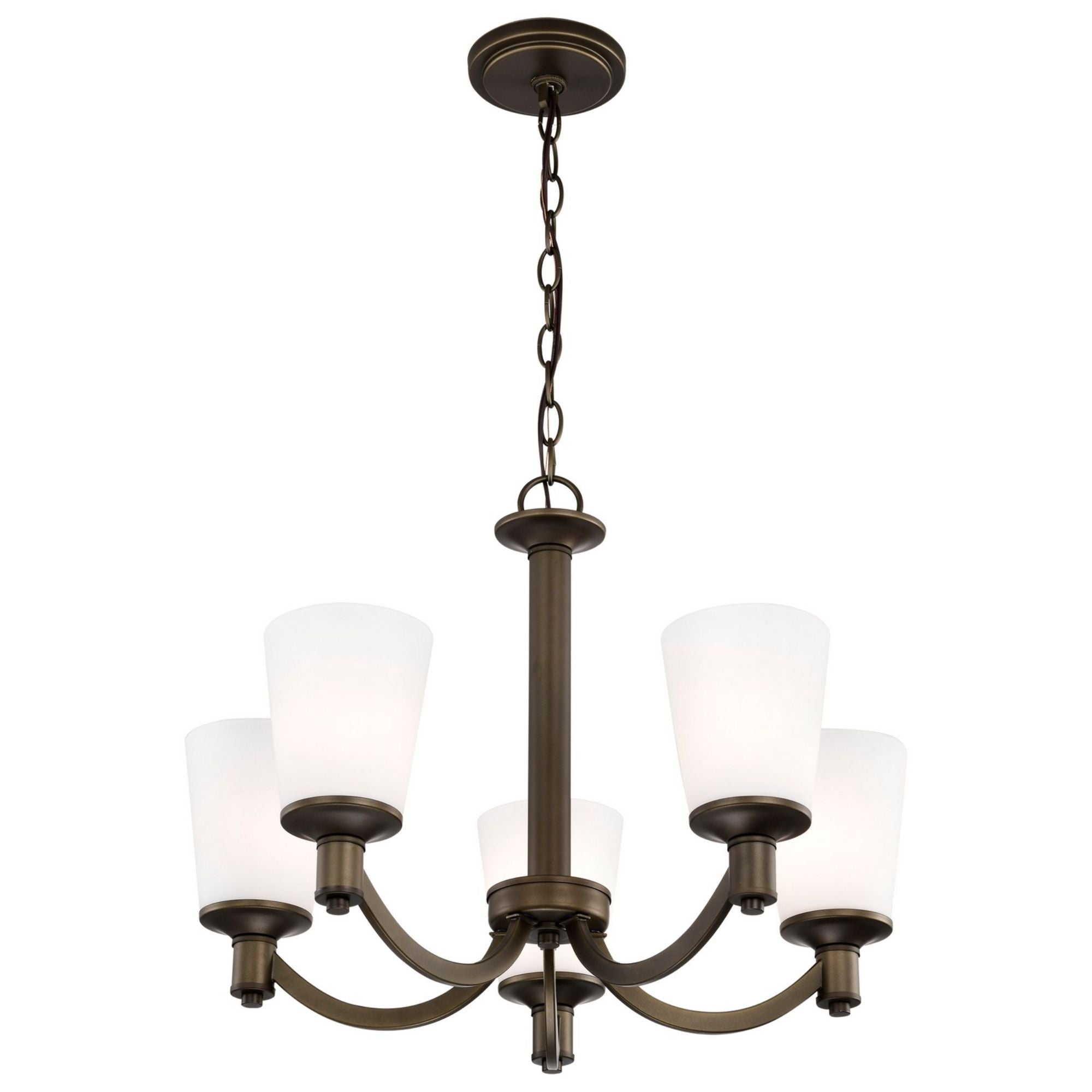Laguna 23" 5 Lights Chandelier, Bronze Finish - Bees Lighting