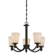 Laguna 23" 5 Lights Chandelier, Bronze Finish - Bees Lighting
