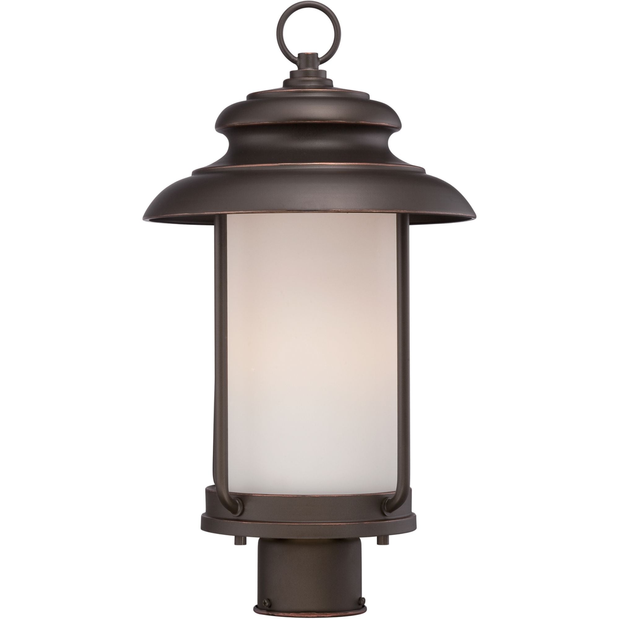 Bethany 18" LED Outdoor Post Mount, Mahogany Bronze Finish - Bees Lighting
