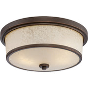 Diego 13" LED Flush Mount Bronze Finish - Bees Lighting