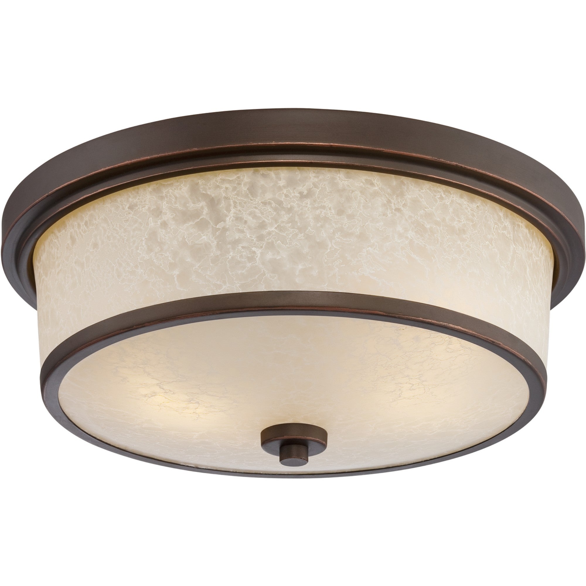 Diego 13" LED Flush Mount Bronze Finish - Bees Lighting