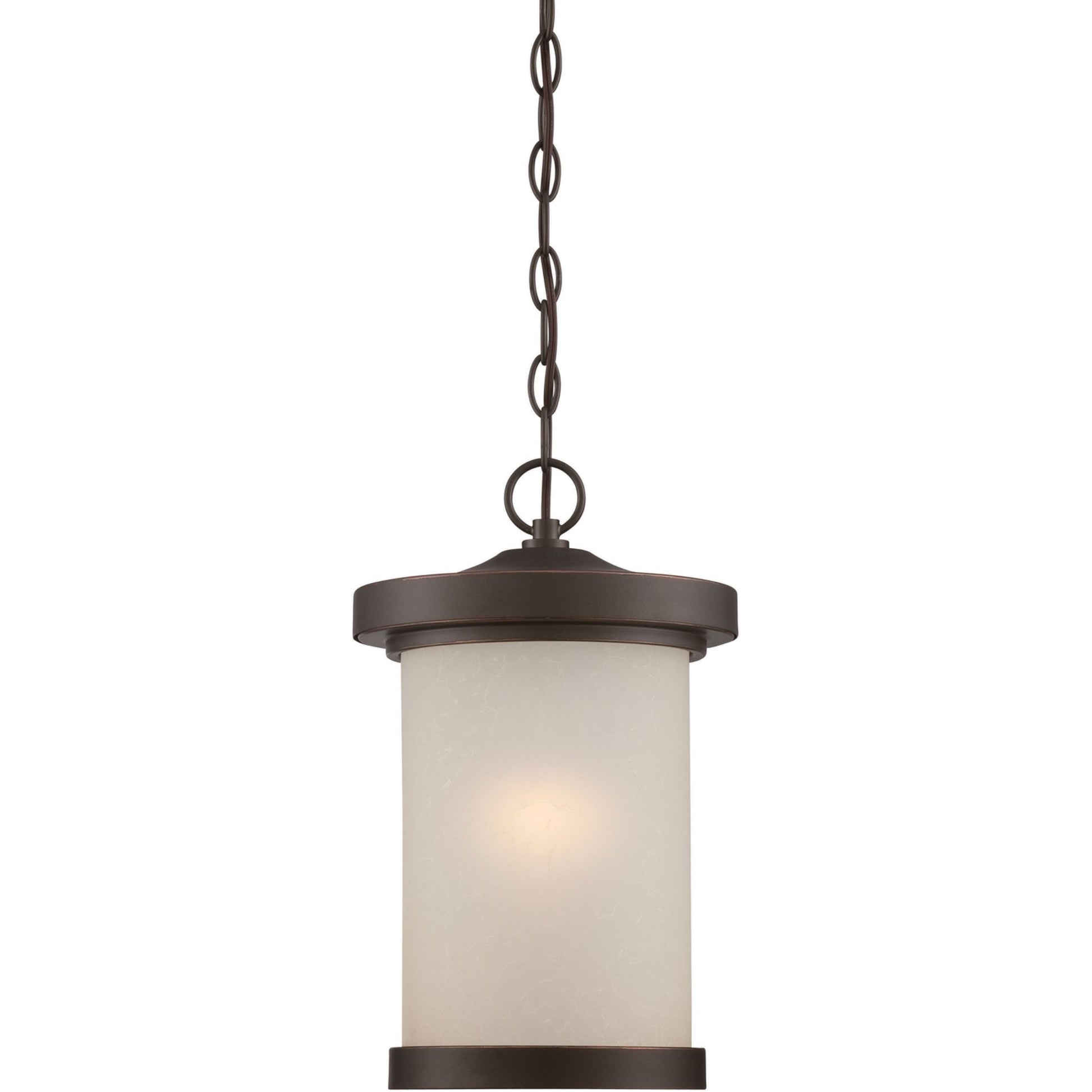 Diego 15" LED Outdoor Hanging Lantern, Bronze Finish - Bees Lighting