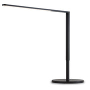 Lady7 Metallic Black Contemporary LED Desk Lamp and USB Port - Bees Lighting